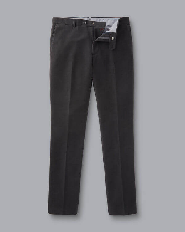 Italian Moleskin Pants - Dark Grey